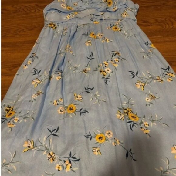 Maurices Bare Floral Dress Sleeveless Sweetheart Midi Reg XL 16/18🆕⌚📦🏃💨🚚 - Picture 7 of 14